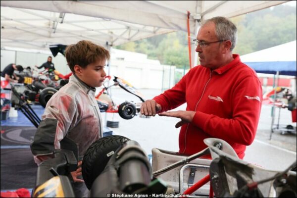 Bernard avec un pilote
