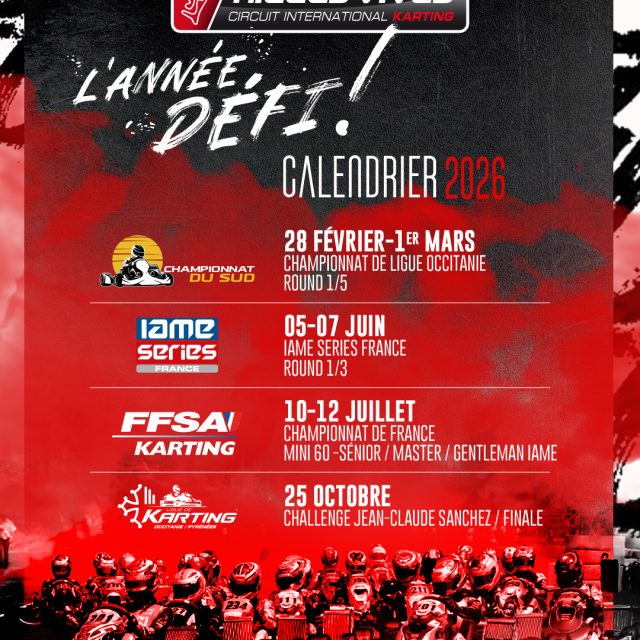 Calendrier 2026
