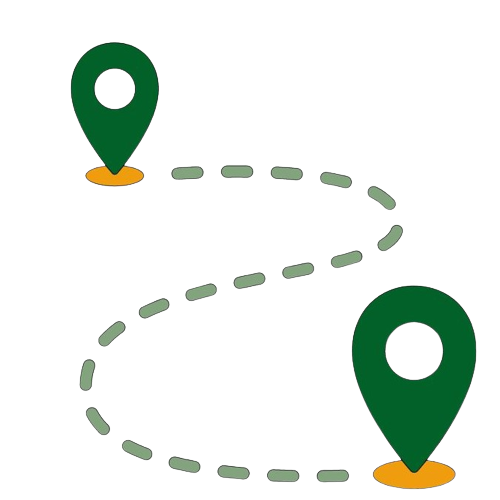 Illustration d'un parcours de randonnée