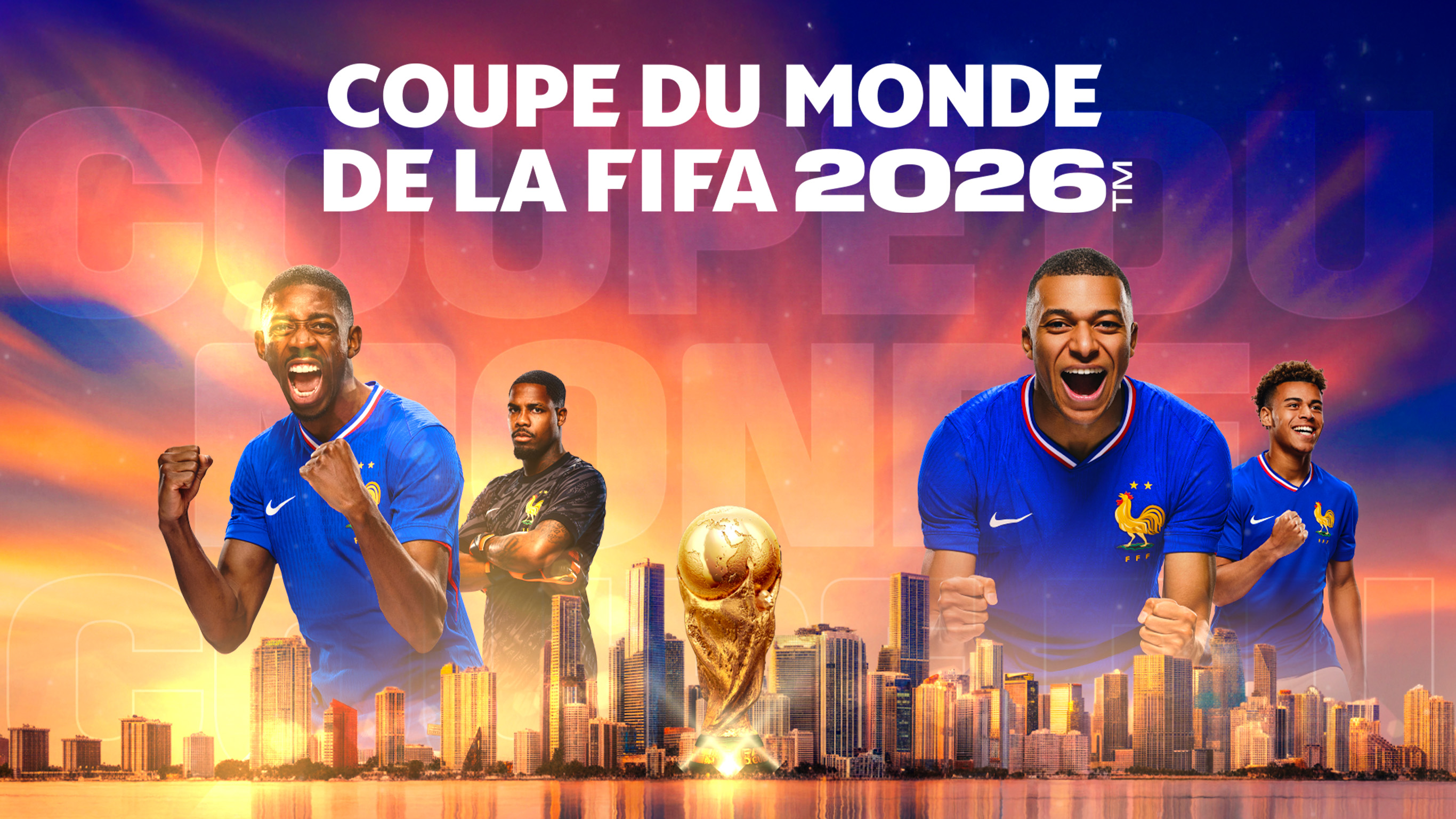 Illustration stylisée de la Coupe du Monde 2026